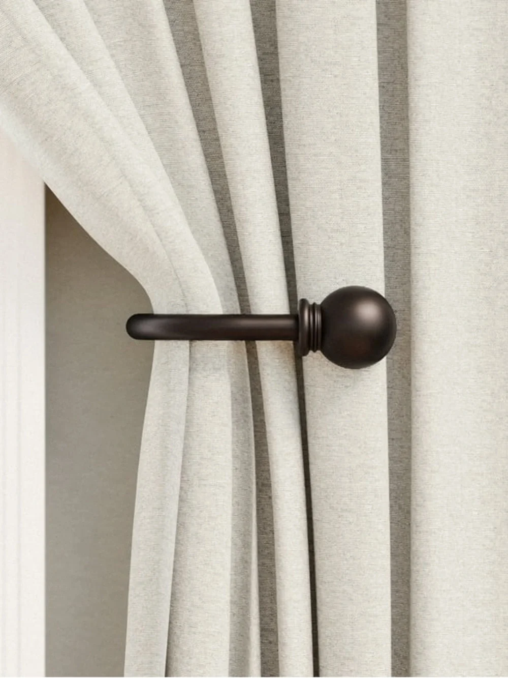 NWT Mainstays Oil-Rubbed Bronze Curtain Holdback